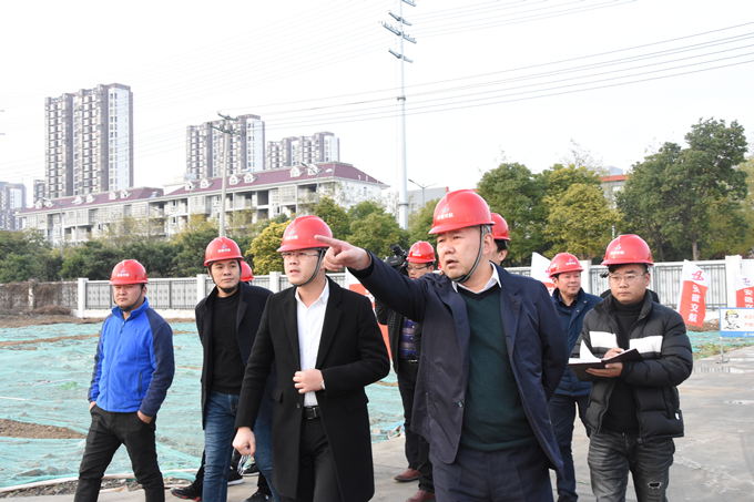 縣政府主要領(lǐng)導至蒙城PPP項目調(diào)研重點項目建設